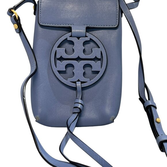 Tory Burch Miller Phone Crossbody Bluewood - Picture 1 of 12